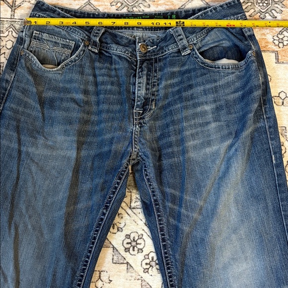 ROCK & ROLL COWBOY DENIM 34x30 Pistol Straight, Regular Straight Leg Jeans - Picture 3 of 9